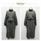 ロング シンプル セット 無地 長袖 い シンプルジャケット ポケット 上下 | LATTE | 詳細画像7