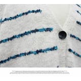 レディース ファー付きニットカーディガン | LATTE | 詳細画像13 