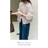 アウター ジャケット カーディガン レース エレガント カジュアル | LATTE | 詳細画像2 