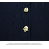 アウター ベスト ジレ シンプル 袖なし 大人ナチュラル ショート | LATTE | 詳細画像7