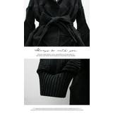 アウター ジャケット ロング丈 膝下 プリーツ 長袖 無地 コート | LATTE | 詳細画像7