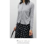 レディース カーディガン 可愛いごルドボタンニットカーディガン | LATTE | 詳細画像6 