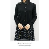 レディース カーディガン 可愛いごルドボタンニットカーディガン | LATTE | 詳細画像8 