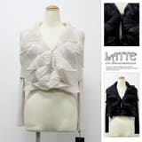 レディース アウター ジャケット 羽織り プリーツ 高級 上品 長袖 | LATTE | 詳細画像1