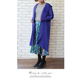 アウター ジャケット プリーツ ロング丈 膝下 羽織り高級 上品 長袖 | LATTE | 詳細画像2