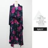 花柄プリント重ね着風プリーツワンピースAY25821-2 | LATTE | 詳細画像10 