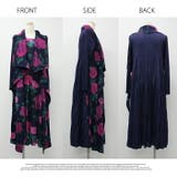 花柄プリント重ね着風プリーツワンピースAY25821-2 | LATTE | 詳細画像9 