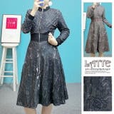 アウター ジャケット ロング丈 膝下 羽織り プリーツ 高級 長袖 無地 | LATTE | 詳細画像1 