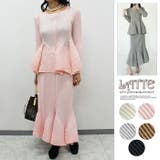 ペプラム切り替えプリーツセットssg250828 | LATTE | 詳細画像1 