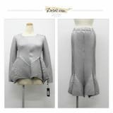 ワンピース 重ね着 ロング丈 膝下 プリーツ 長袖 エレガント フリーサイズ | LATTE | 詳細画像7 