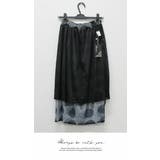 ロング 膝下 ひざ下 プリーツスカート リラックス ウエストゴム ドット | LATTE | 詳細画像2