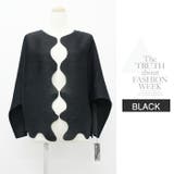 プリーツ カーディガン ボレロ  重ね着 長袖 ミセスファッション シンプル | LATTE | 詳細画像12 