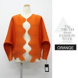 プリーツ カーディガン ボレロ  重ね着 長袖 ミセスファッション シンプル | LATTE | 詳細画像10 