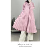 アウター ジャケット プリーツ 膝下 長袖 無地 フリーサイズ コート | LATTE | 詳細画像5