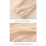 ハイネック トップス 肌隠し レース 透け感 インナー 無地 長袖 シースルー | LATTE | 詳細画像6