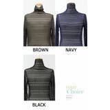 ハイネック トップス 肌隠し レース 透け感 インナー 無地 長袖 シースルー | LATTE | 詳細画像9