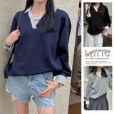 ストライプ 無地 フリーサイズ 半端袖 長袖 | LATTE | 詳細画像1 