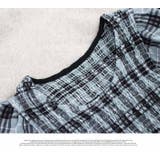 トップス チェック 長袖 秋冬 散歩 配色 デート シャーリング ブラウス | LATTE | 詳細画像5 
