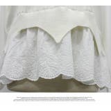 カーディガン ニット レース カットソー 肌隠し 無地 長袖 袖なし | LATTE | 詳細画像7 