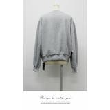 長袖 ナチュラル リボン プリント Tシャツ 長袖 秋冬スタンダード | LATTE | 詳細画像10 