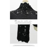 ハイネック トップス トップス レース お花 インナー 無地 長袖 | LATTE | 詳細画像4