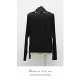 ハイネック トップス トップス レース お花 インナー 無地 長袖 | LATTE | 詳細画像8