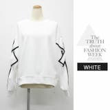 長袖 カジュアル Tシャツ 秋冬  オシャレ そでリボン | LATTE | 詳細画像9 