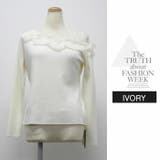 トップス カットソー おしゃれ レース  無地 長袖 レイヤード シンプル | LATTE | 詳細画像9 