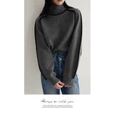 トップス レディース  ニット無地 長袖 女性 大人 かわいい シンプル | LATTE | 詳細画像5 