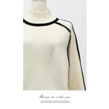 トップス レディース  ニット無地 長袖 女性 大人 かわいい シンプル | LATTE | 詳細画像6 