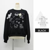 長袖 リボン プリント Tシャツ 長袖 秋冬 カジュアル | LATTE | 詳細画像10 