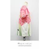 プリント スタンダード トップス レース プルオーバー 半袖 配色 デート | LATTE | 詳細画像4 