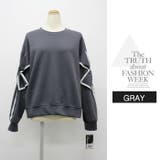 長袖 カジュアル Tシャツ 秋冬  オシャレ そでリボン | LATTE | 詳細画像13 