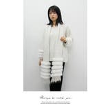 もこもこファーマフラー付きニットトップス | LATTE | 詳細画像4 