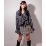 ラッフルカラー チェックBL / LL25BL03 | lattelatte | 詳細画像7 