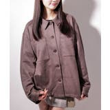 フェイク スウェード シャツJK / LL25FSSH01 | lattelatte | 詳細画像1 