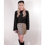 チュールフリル メッシュ クロップドPO / LL25KN01 | lattelatte | 詳細画像7 