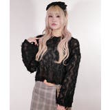 チュールフリル メッシュ クロップドPO / LL25KN01 | lattelatte | 詳細画像9 