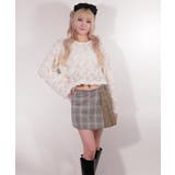 チュールフリル メッシュ クロップドPO / LL25KN01 | lattelatte | 詳細画像4 