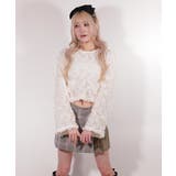 チュールフリル メッシュ クロップドPO / LL25KN01 | lattelatte | 詳細画像1 