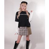 LTピグメントダイ リバースグラフィックレイヤードT sh | lattelatte | 詳細画像6 