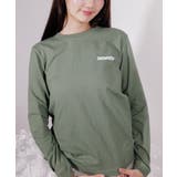 C GREEN | latteto 胸ロゴ ロングスリーブT-sh  | lattelatte