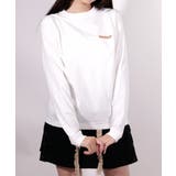 WHITE | latteto 胸ロゴ ロングスリーブT-sh  | lattelatte