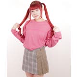 F PINK | latteto メッセージ ロングスリーブT-sh / LT25LSTSH03 | lattelatte