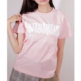 L PINK | latteto グラフィックT-SH | lattelatte