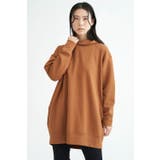 Womens HYBRID SWEAT P/O TUNIC HOODY | LaunchPark | 詳細画像1 