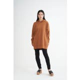 Womens HYBRID SWEAT P/O TUNIC HOODY | LaunchPark | 詳細画像6 