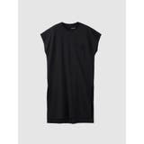 BLACK | Women's COMFORT DRESS TUNIC T-SHIRT | LaunchPark