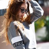 配色デザインスウェットトップス＆ショートパンツセット | LAYLA | 詳細画像3 