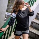 配色デザインスウェットトップス＆ショートパンツセット | LAYLA | 詳細画像16 